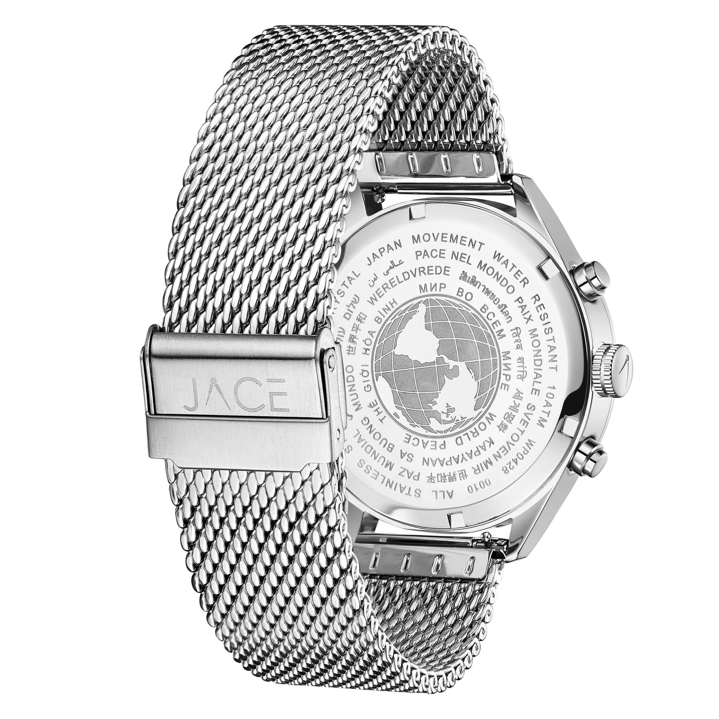 "SHANGHAI" MEN'S MESH BAND CHRONOGRAPH WATCH