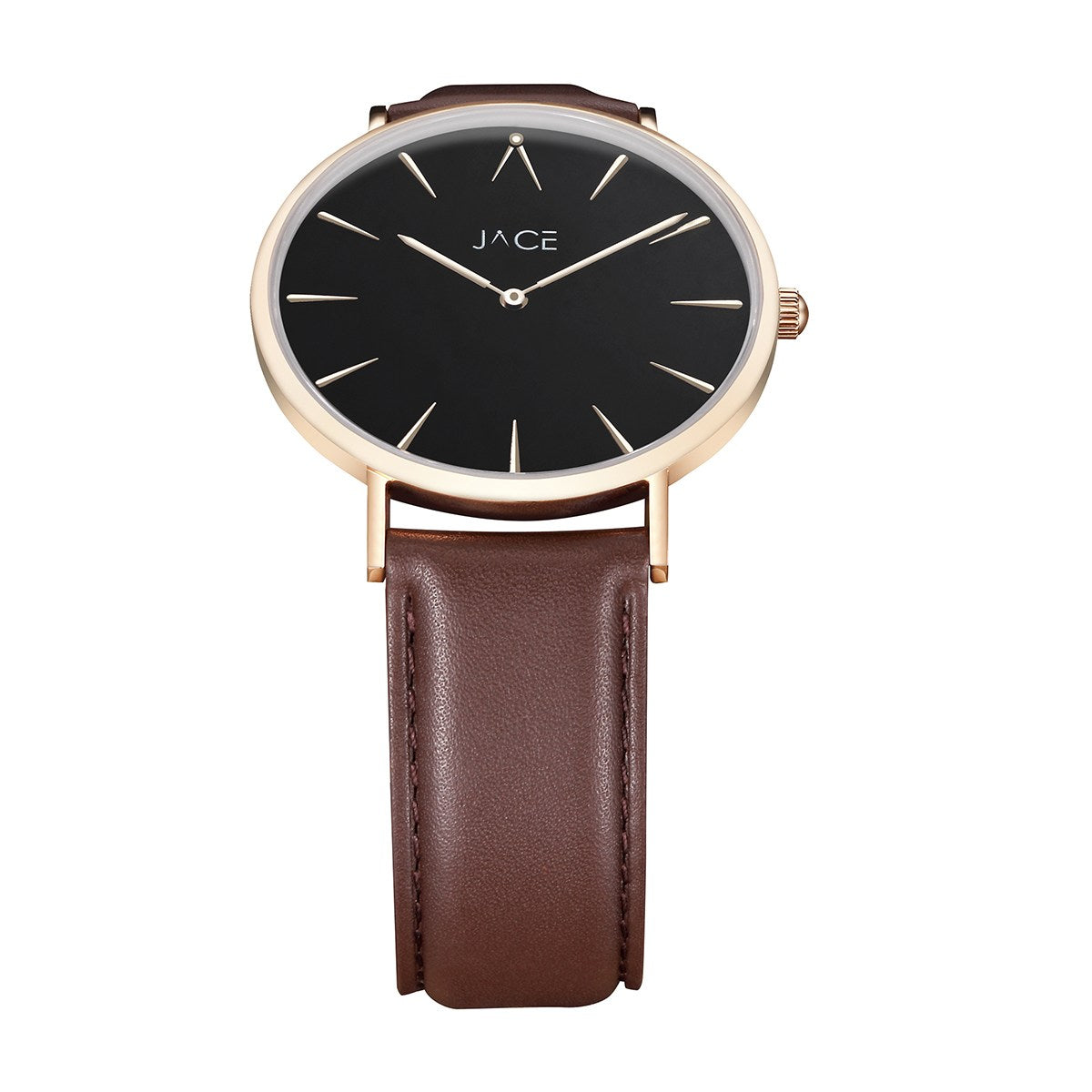 JACE - "LISBON" UNISEX LEATHER STRAP WATCH