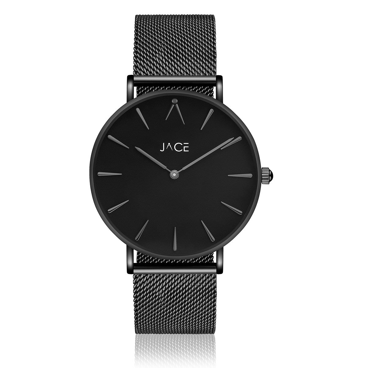 JACE - "KINGSTON" MEN`S MESH BAND WATCH