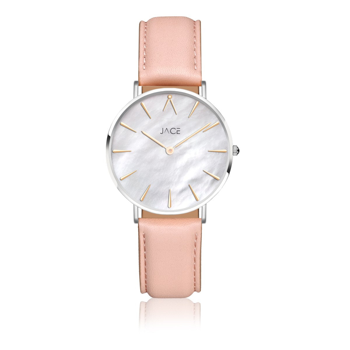 JACE - "MUMBAI" WOMEN`S LEATHER BAND WATCH