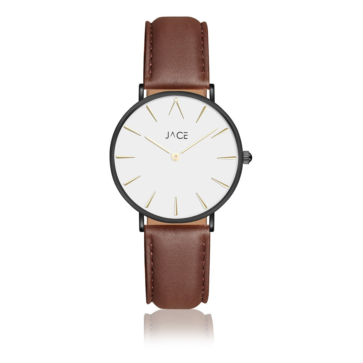 JACE - "TAIPEI" WOMEN`S LEATHER BAND WATCH