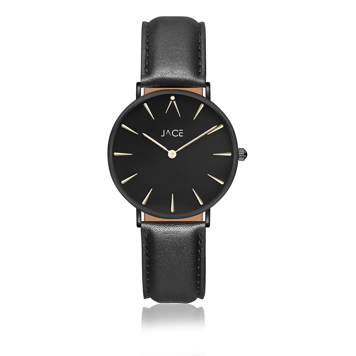 JACE - "SYDNEY" WOMEN`S LEATHER BAND WATCH