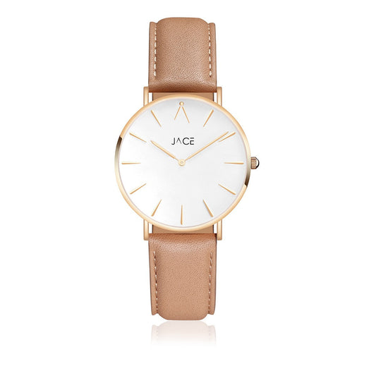 JACE - "VANUATU" WOMEN`S LEATHER BAND WATCH