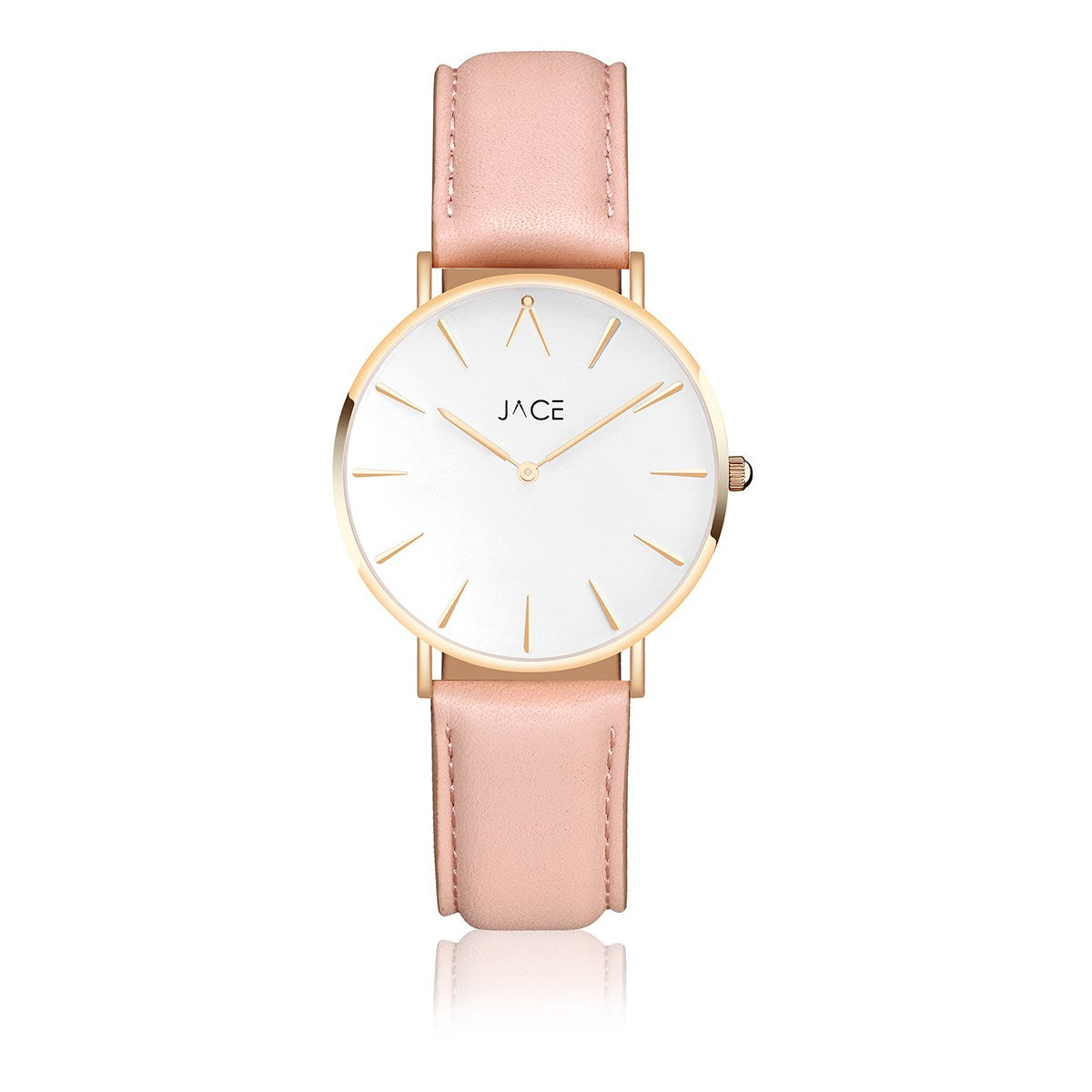 JACE - "VIENNA" WOMEN`S LEATHER BAND WATCH