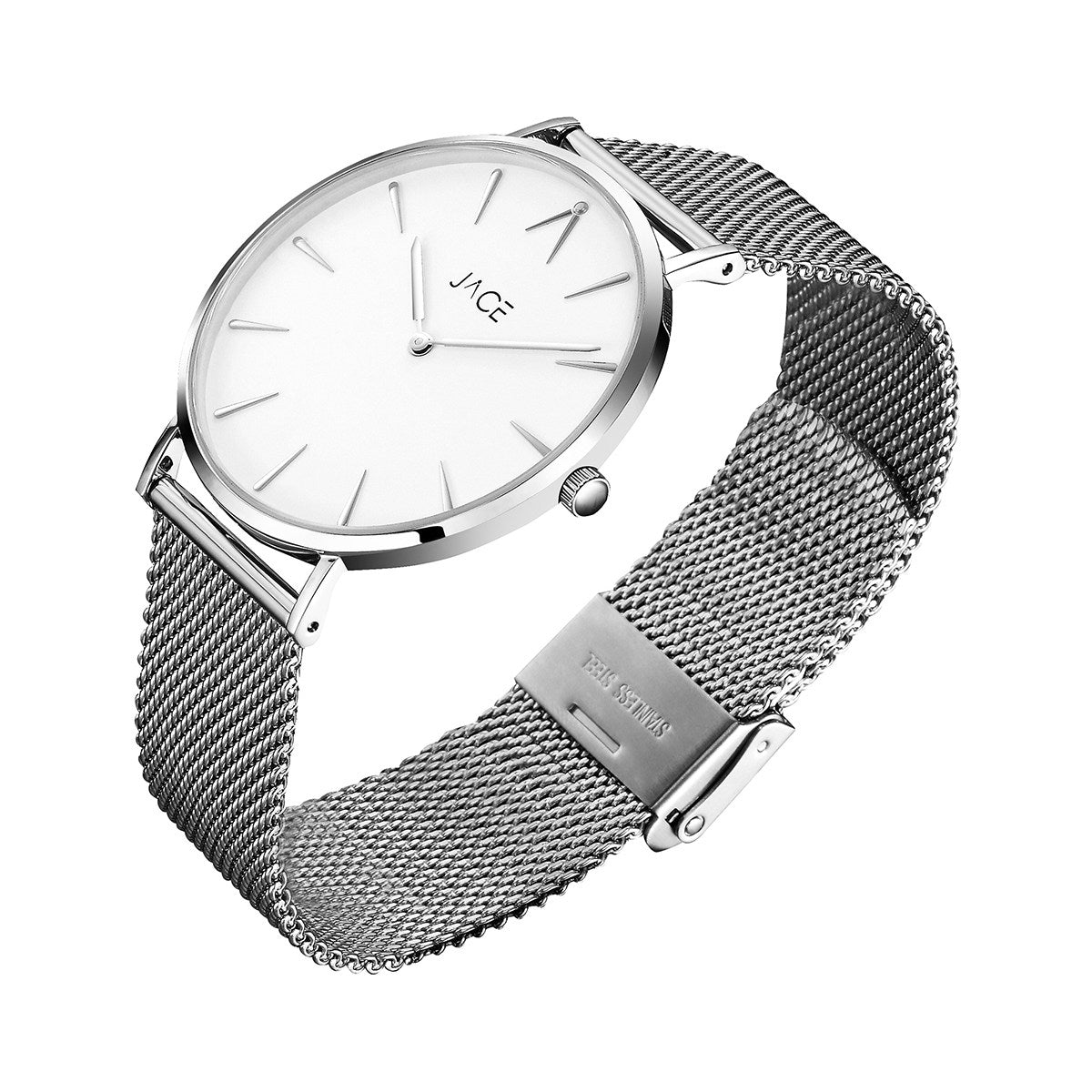 JACE - "BRIDGETOWN" WOMEN`S MESH BAND WATCH