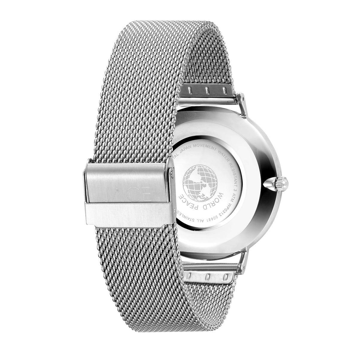 JACE - "OSLO" WOMEN`S MESH BAND WATCH