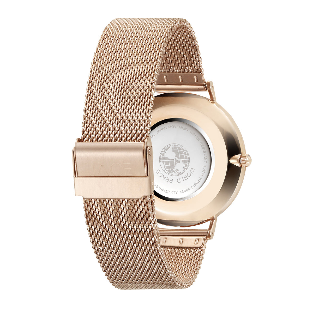 JACE - "BEIJING" WOMEN`S MESH BAND WATCH