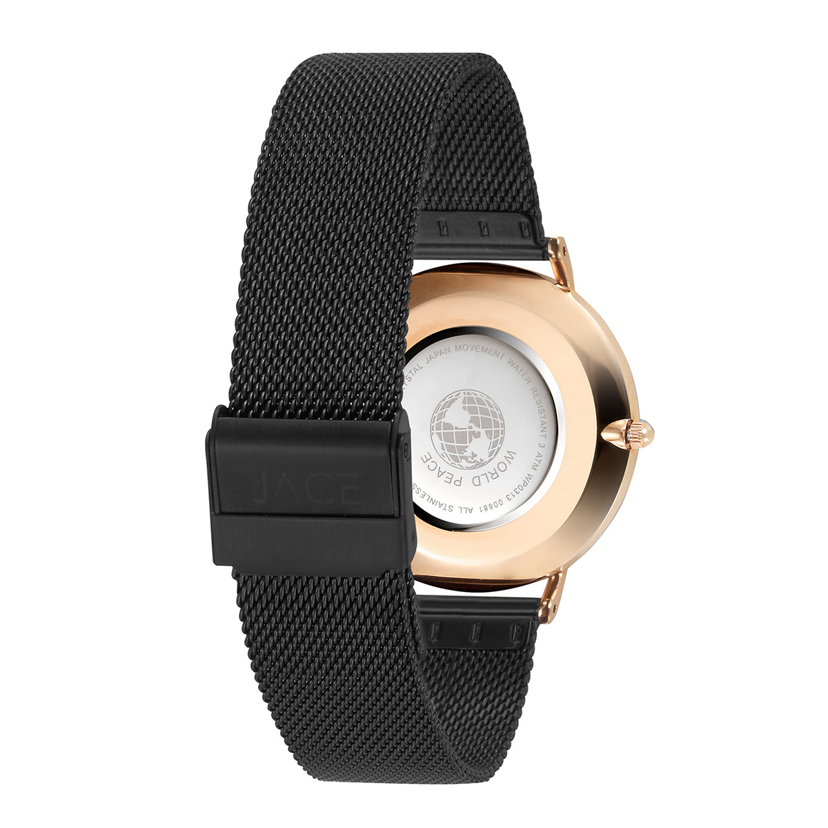 JACE - "MANYELETI" WOMEN`S MESH BAND WATCH