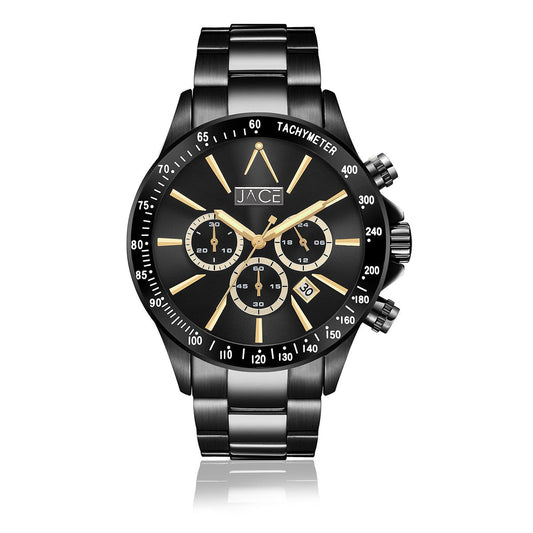 JACE - "PANAMA" MEN`S CHRONOGRAPH METAL BAND WATCH