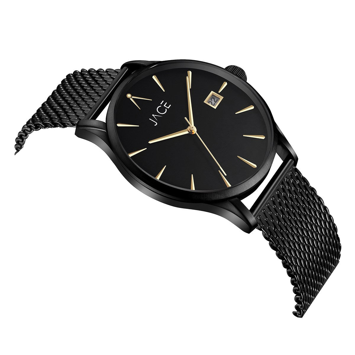 JACE - "LAGOS" MEN`S MESH BAND WATCH